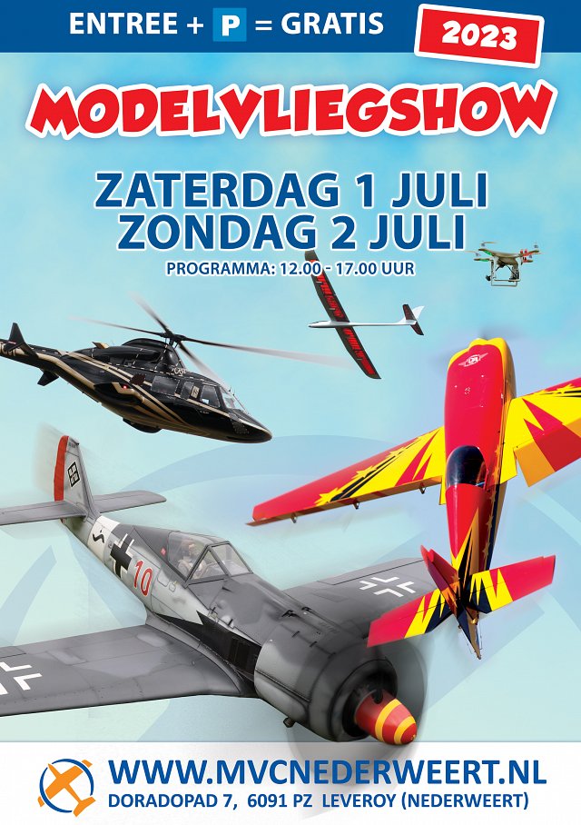 MVC Nederweert; Modelvliegshow @ Leveroy (NL)